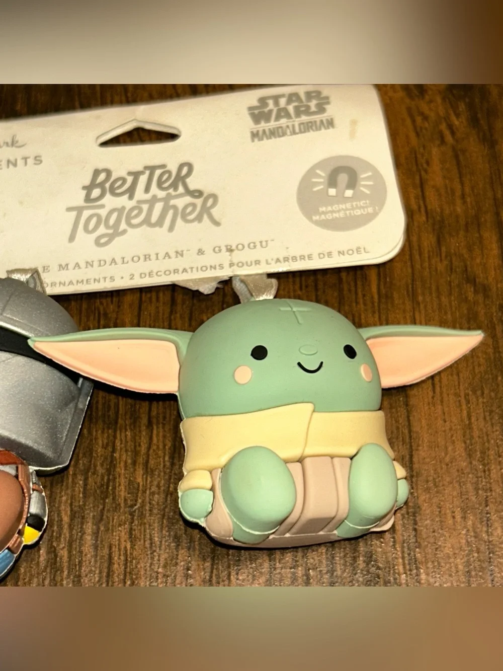 Hallmark Better Together Star Wars The Mandalorian & Grogu Set of 2 Ornaments NW